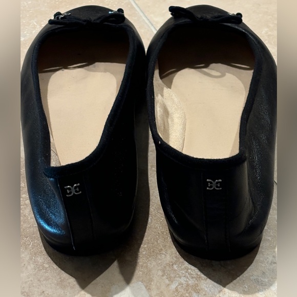 SAM EDELMAN Felicia Luxe Flat Black Leather, size 9Wide - Picture 6 of 12
